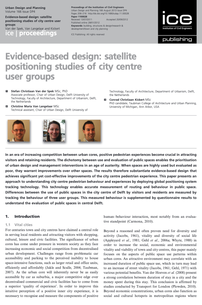 Evidence based design