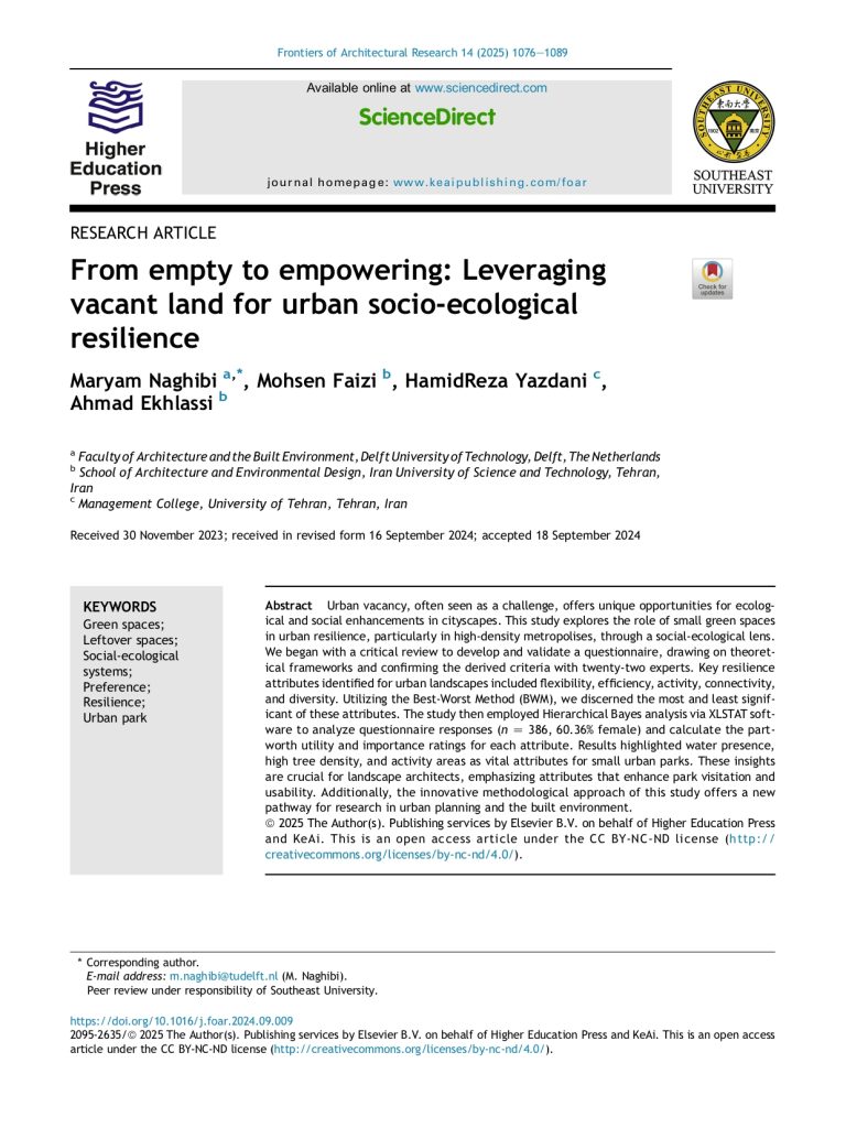 From empty to empowering