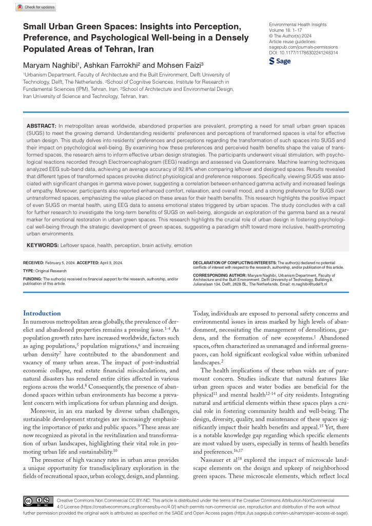 Small Urban Green Space